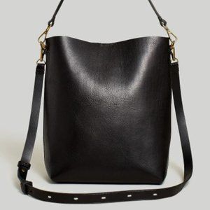 Madewell Black Leather Shoulder Bag